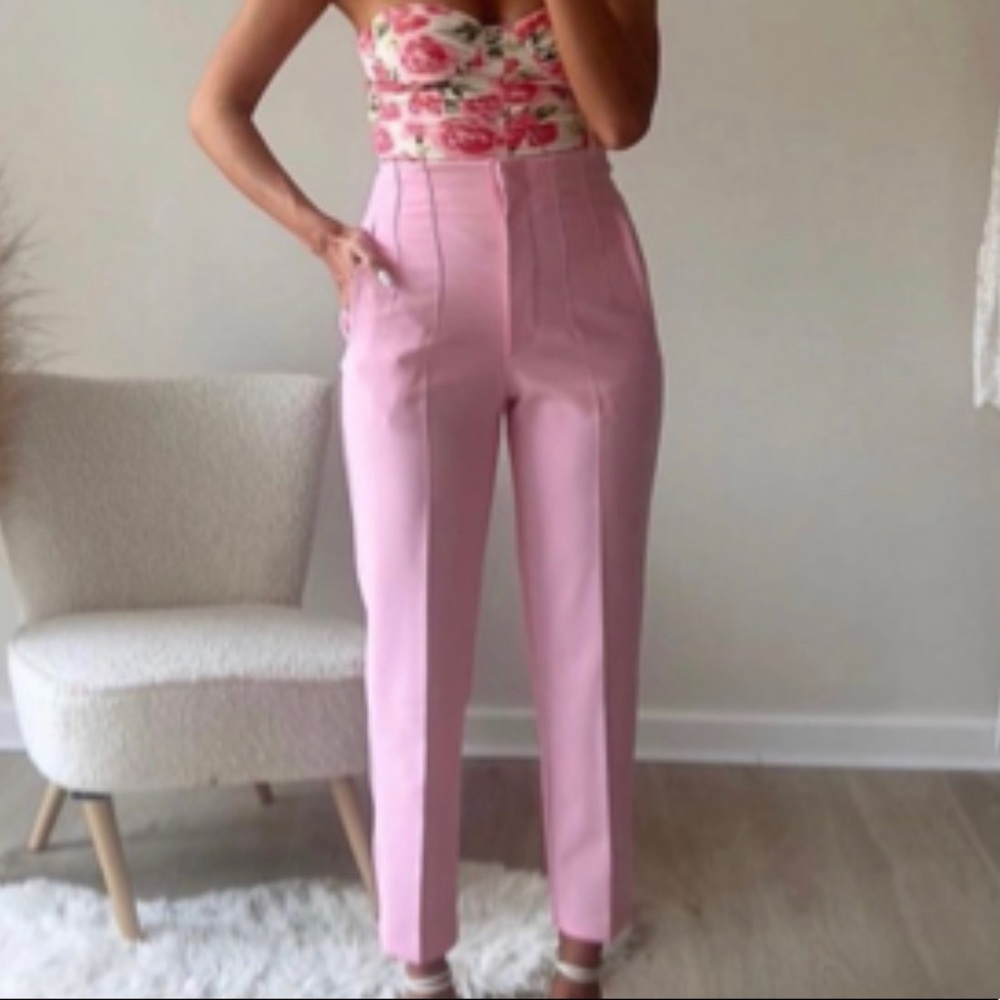 ZARA high waisted pants